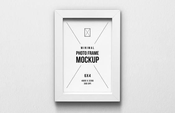 Minimal Photo Frame Mockup